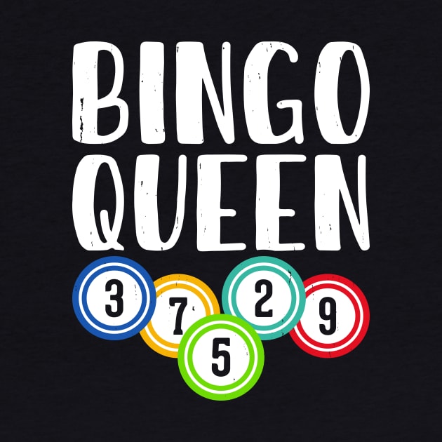 Bingo Queen T shirt For Women by Xamgi